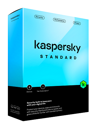 Kaspersky Standard – 10 apparaten – 1 jaar