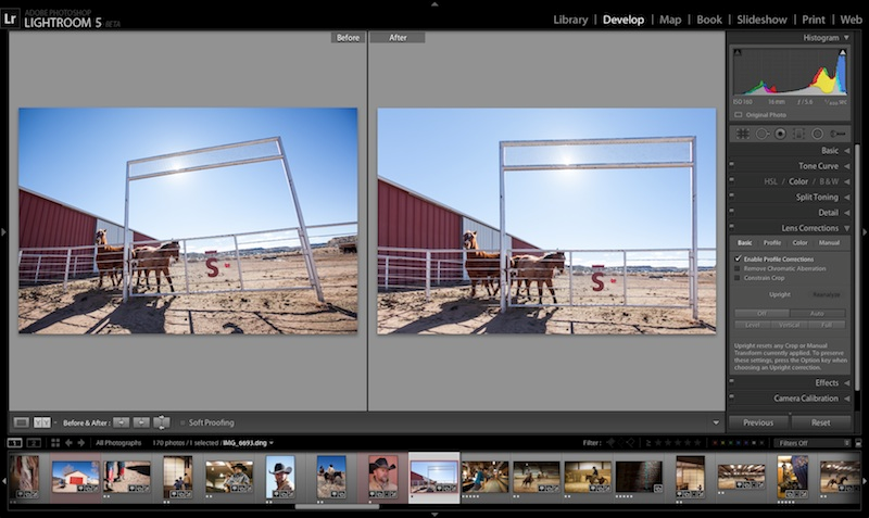 Adobe Lightroom 5.7 - screenshot