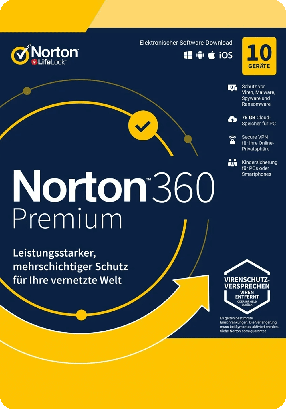 Norton 360 Premium – 10 apparaten – 1 jaar